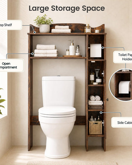 Giantex Over-The-Toilet Storage Cabinet with 1-Door