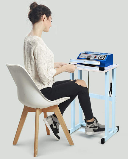 110V 12" Foot Pedal Impulse Sealer with Cutter, Heat Seal Closer Plastic Bag Sealing Machine