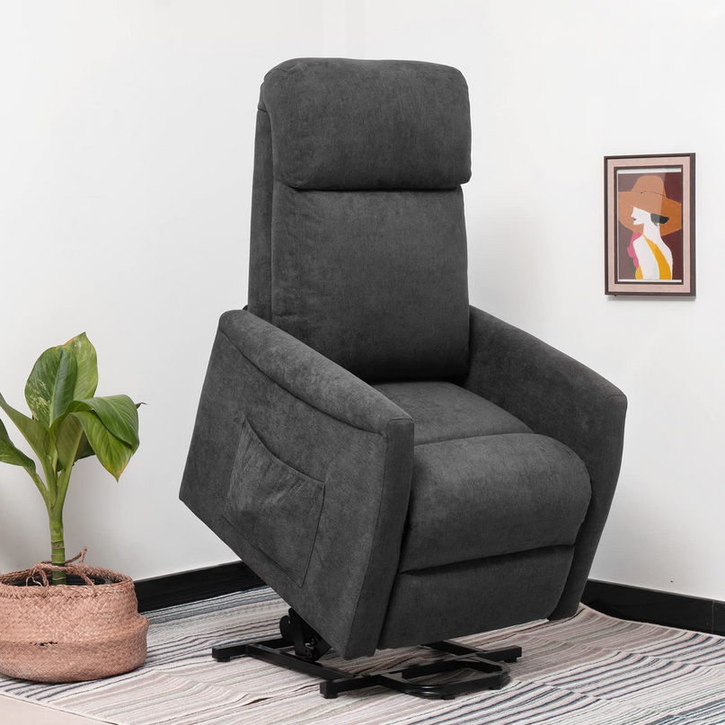 Giantex Power Lift Recliner Chair for Elderly, Ergonomic Lounge Chair