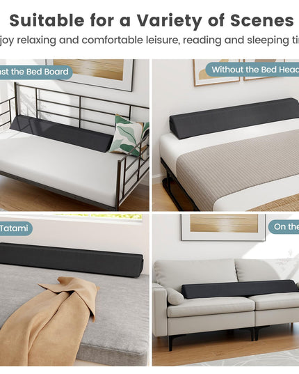 Giantex Bed Wedge Pillow for Headboard Gap Filler