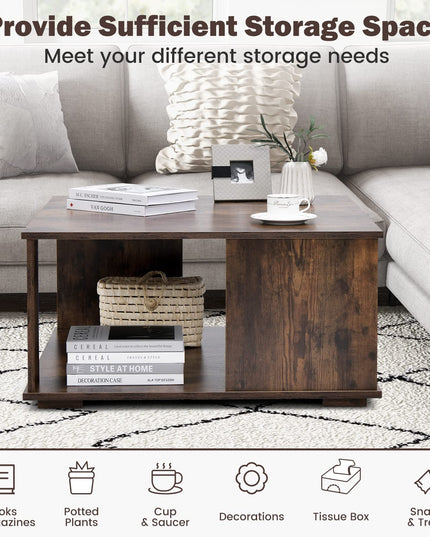 Giantex 32” Square Coffee Table