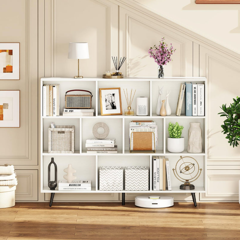 Giantex 10-Cube Bookcase (55" x 9.5" x 42")