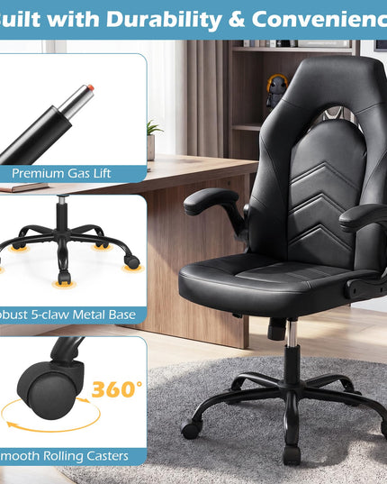Giantex  Rolling Executive Gaming Chair with Wheels