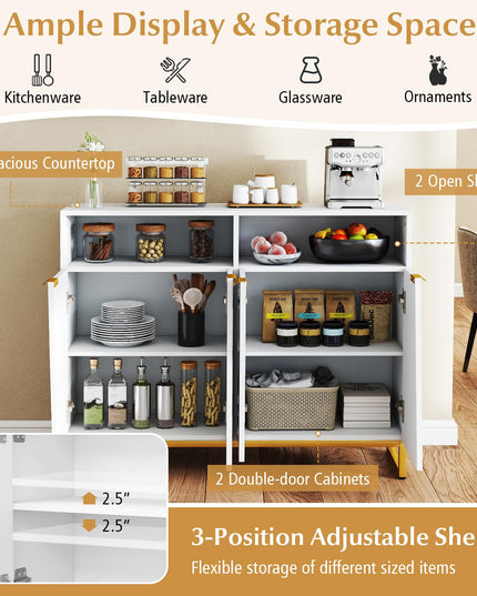 Giantex Buffet Cabinet with Storage for Living Room Entryway