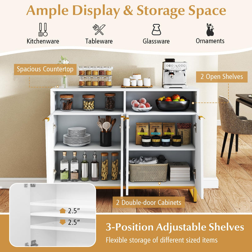 Giantex Buffet Cabinet with Storage for Living Room Entryway