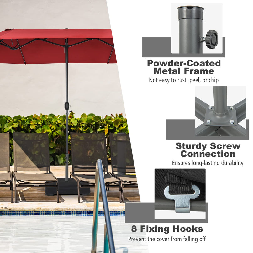 200 lbs Filled Umbrella Base - Giantex