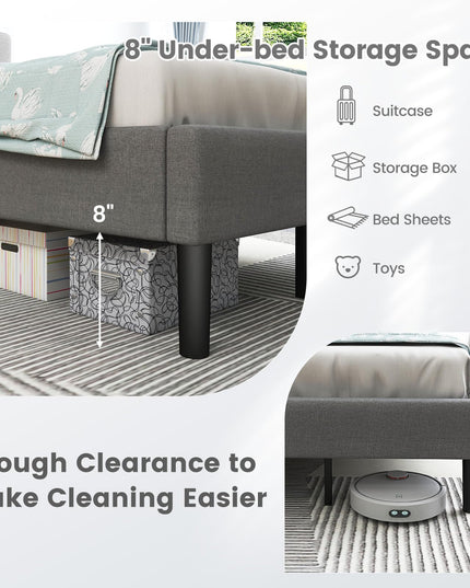 Giantex Upholstered Bed Frame