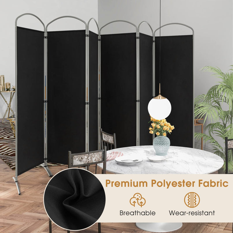 Giantex 6.2Ft Folding 6 Panel Room Divider for Home Office