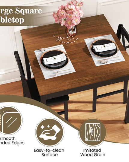 Giantex 3-Piece Dining Table Set for 2