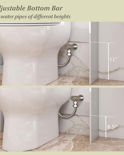 Giantex Over Toilet Bathroom Organizer with LED Light Paper Towel Holder