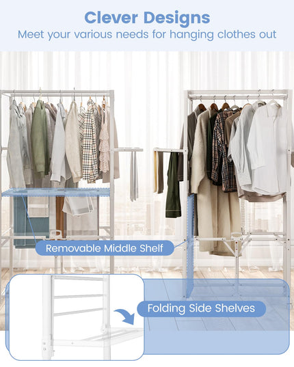Giantex Clothes Drying Rack with Wheels