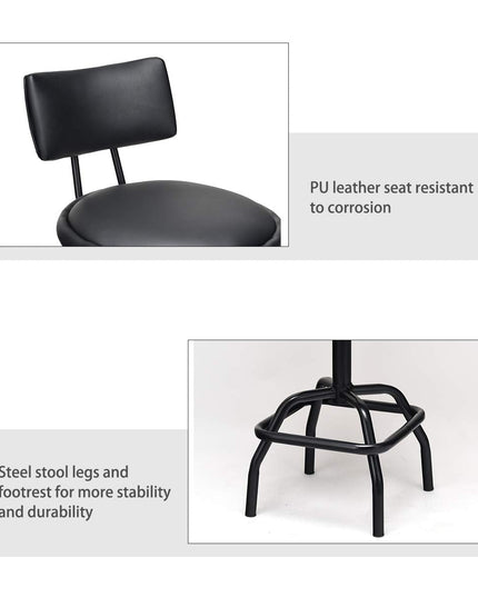 Adjustable Height Bar Stool - Giantex
