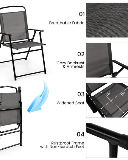 Giantex 6 Pieces Patio Dining Furniture Set