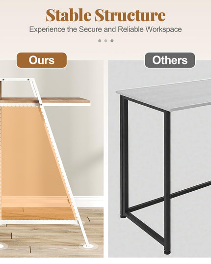 Giantex Small Computer Desk 31.5" Compact Home Office Desk