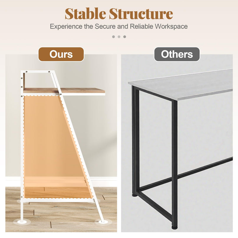 Giantex Small Computer Desk 31.5" Compact Home Office Desk