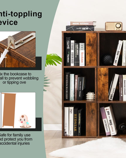 Giantex 6 Cube Bookcase