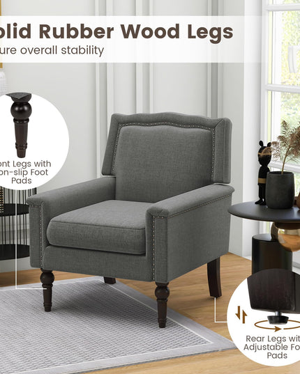 Giantex Mid-Century Modern Accent Chair