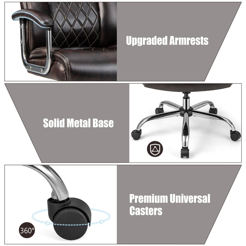 Giantex 500LBS Big and Tall Office Chair