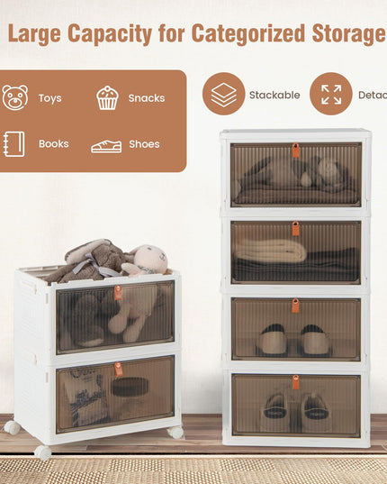 Giantex Shoe Organizer Storage Box