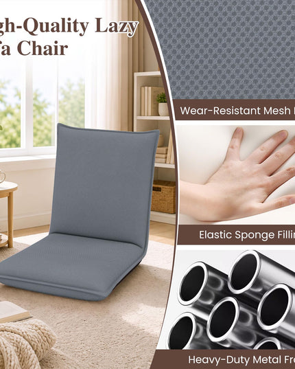 Fauteuil de sol réglable en maille