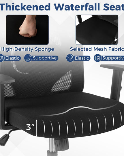 Giantex Ergonomic Desk Chair with 3D Headrest for Home Office