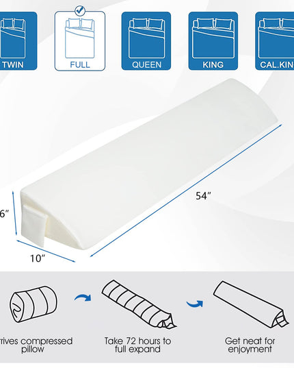 Bed Wedge Pillow Stopper - Giantex