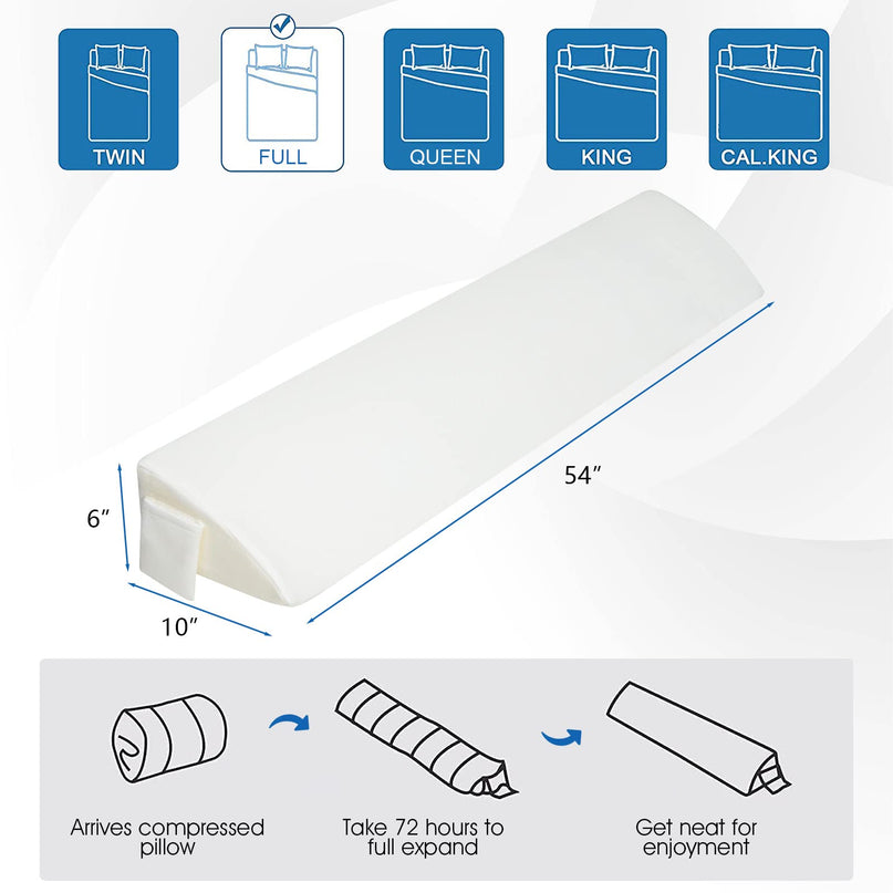 Bed Wedge Pillow Stopper - Giantex