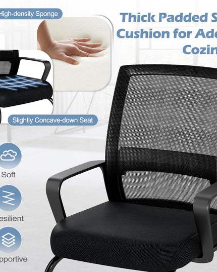 Giantex Waiting Room Chair Set of 10 for Office