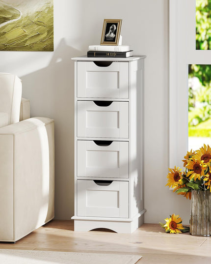 Giantex Bathroom Storage Cabinet with 4 Drawers for Hallway