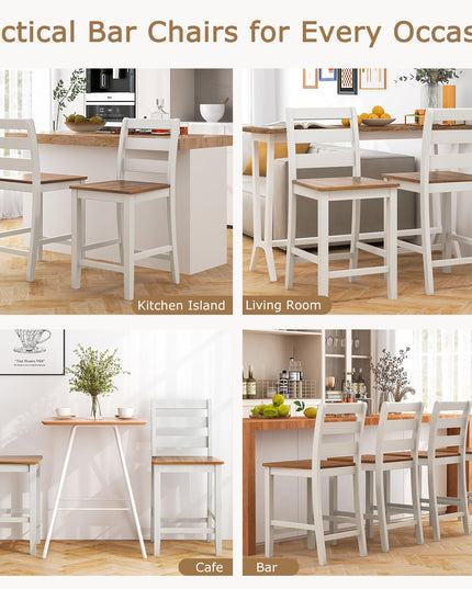 Giantex Counter Height Bar Stools Set