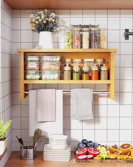 Étagère de rangement murale de salle de bain Giantex
