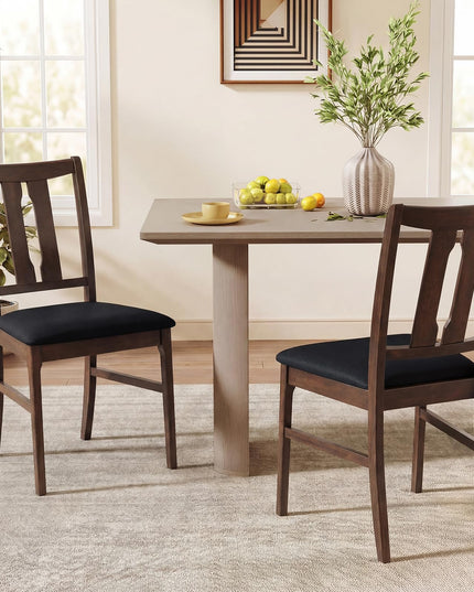 Giantex Fabric Upholstered Kitchen Chair w/Padded Seat for Home Restaurant