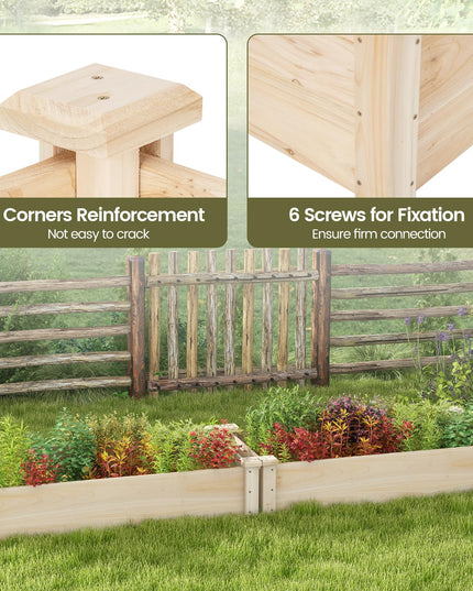 Giantex Wooden Raised Garden Bed