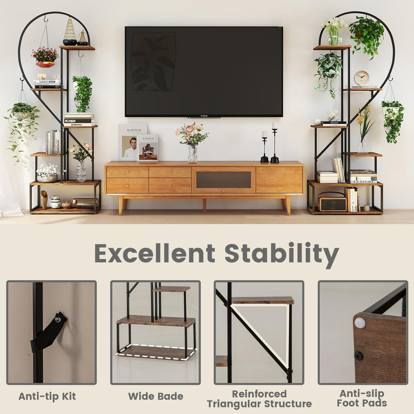 Giantex 6 Tier Tall Plant Stand Indoor for Living Room Balcony