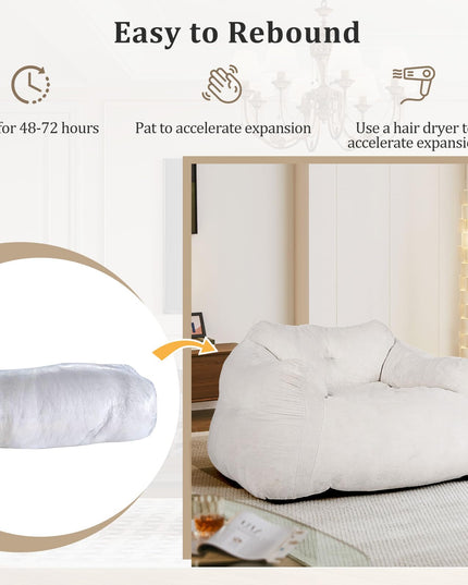Giantex Bean Bag Chair for Adults Teens for Living Room