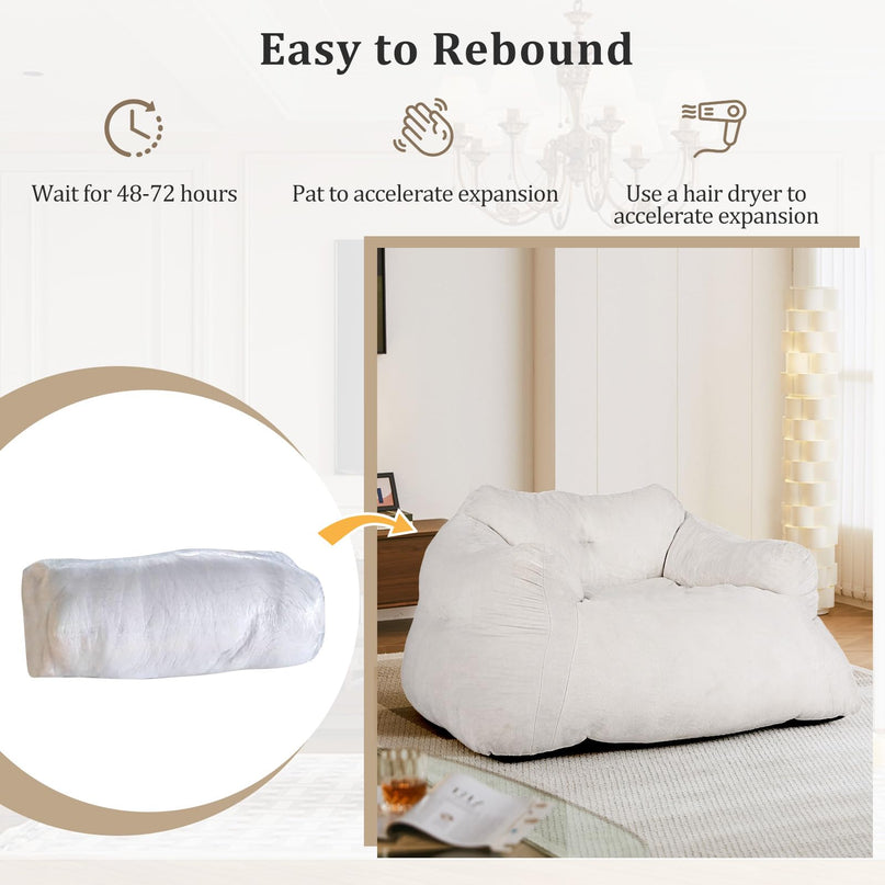 Giantex Bean Bag Chair for Adults Teens for Living Room