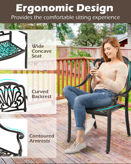 Giantex Patio Chairs Set of 2, Set of 4