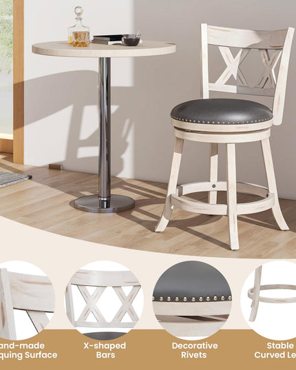 Giantex 25.5" Bar Stools Set