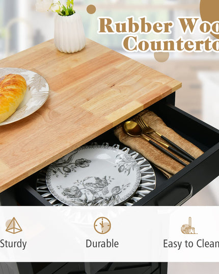 Giantex Kitchen Cart with Storage