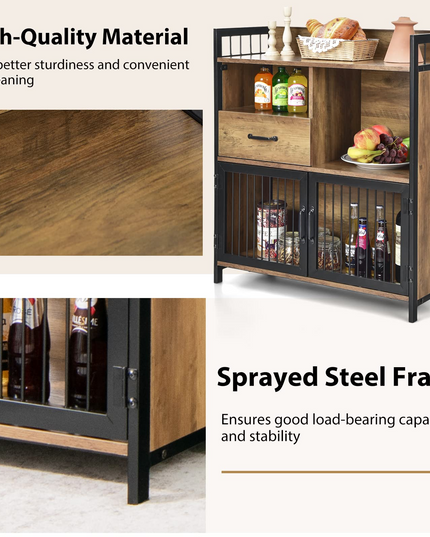 Giantex Buffet Cabinet with Storage, Kitchen Sideboard
