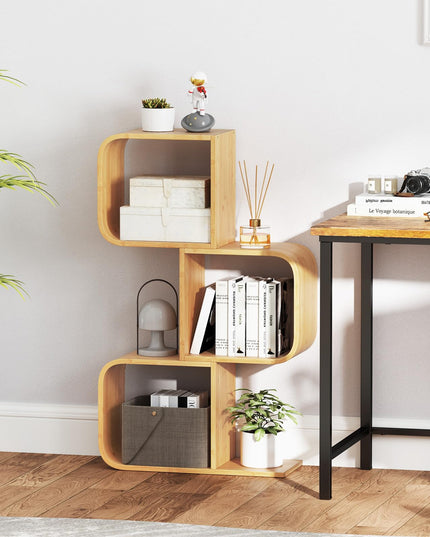 Giantex S Shaped Bookcase