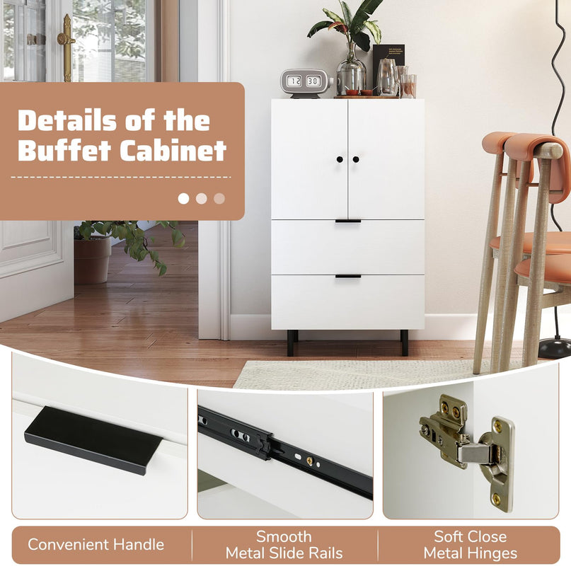 Giantex Buffet Cabinet with Drawers for Living Room