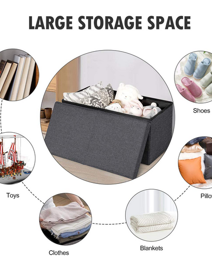 Giantex Folding Storage Ottoman 30 Inches W/ Lift Top