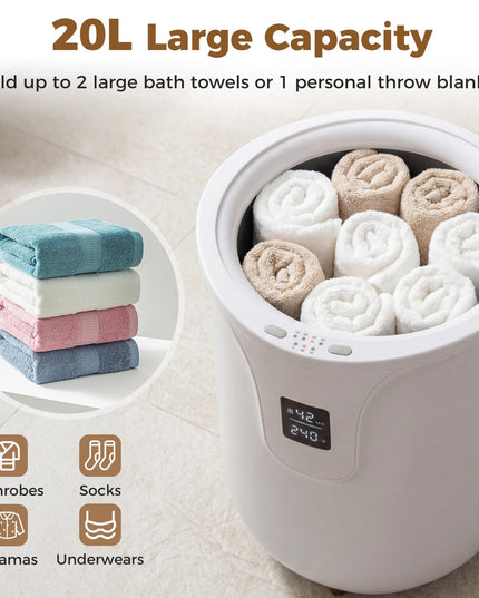 Sèche-serviettes Giantex avec minuterie réglable pour spa