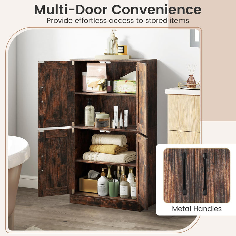 Giantex Bathroom Cabinet 43.5” Storage Cabinet
