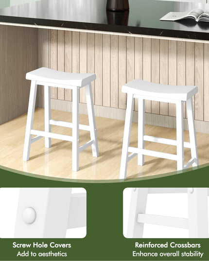 Giantex 24" Bar Stools Set of 2/4 for Kitchen Island