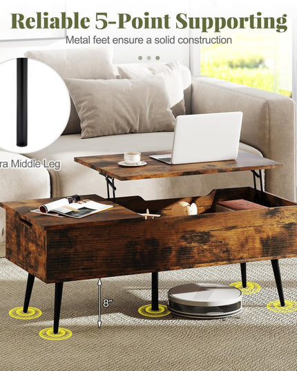 Giantex Lift Top Coffee Table for Living Room