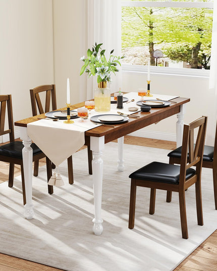 Giantex Wooden Dining Chairs Set for Dining Living Room