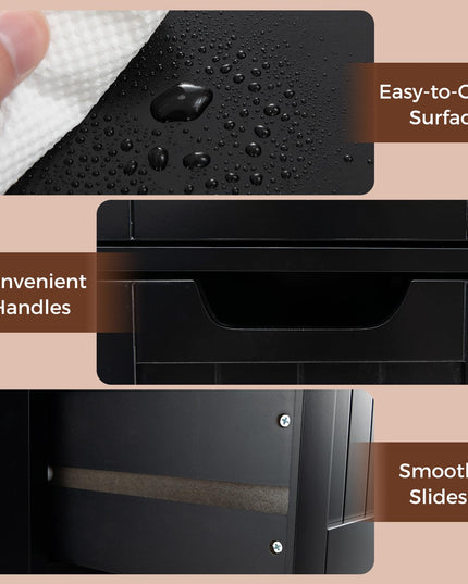 Giantex Bathroom Storage Cabinet w/ 4 Drawers