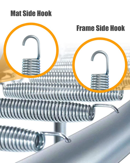 Giantex 7'' Heavy-Duty Galvanized Trampoline Springs